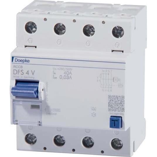 Doepke, Schutzschalter, GmbH FI-Schalter DFS4 063-4/0,03A 500