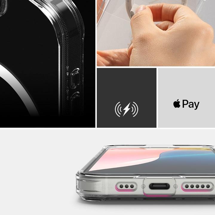 Actual product image Ringke Fusion Magsafe iPhone 16 Case - Clear (Apple iPhone 16)