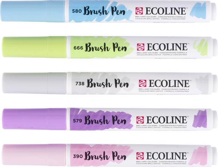 Image du produit Talens Pastel Ecoline Brushpen (Multicolore, 5 x)