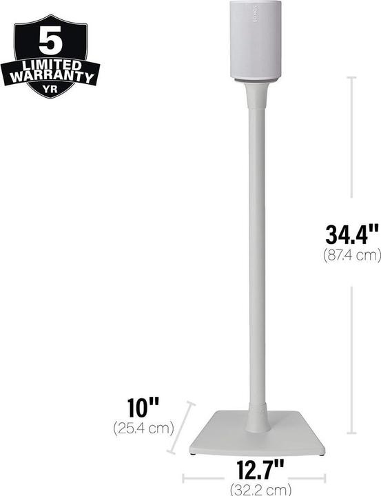 Actual product image Sanus WSSE1A2-W2 (1 pair, Stand, Height-adjustable)