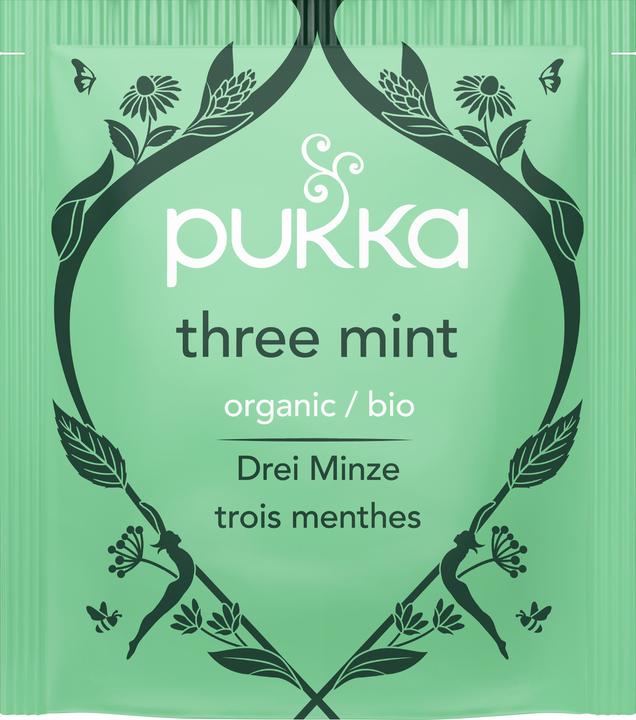 Actual product image Pukka Three Mint Organic (32 g)