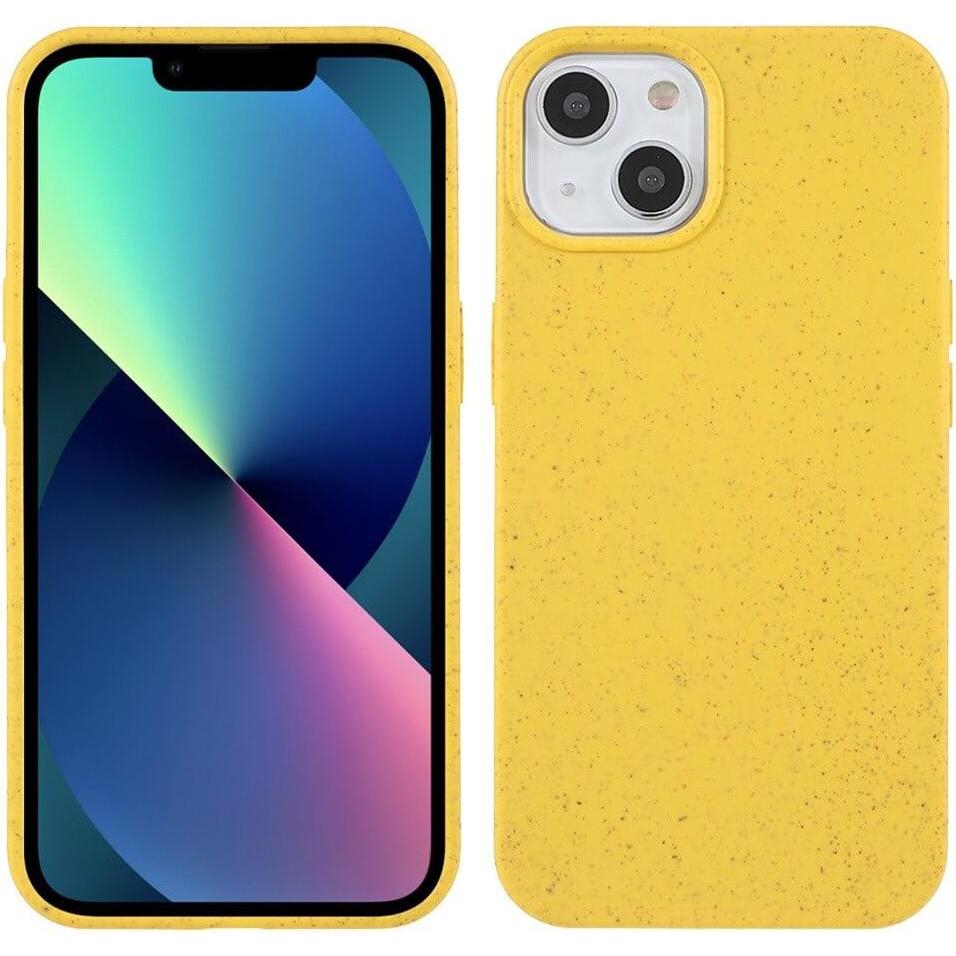 Cover-Discount iPhone 15 Plus - Eco-Friendly Bio Hülle gelb (Apple iPhone 15 Plus), Smartphone Hülle, Gelb