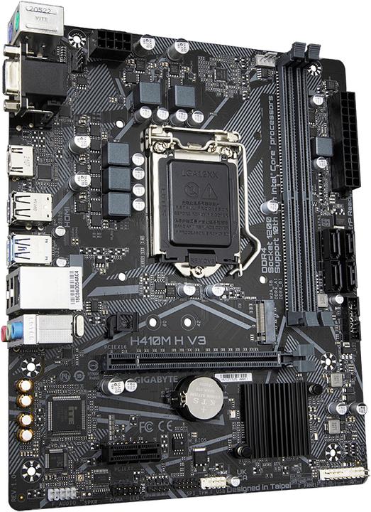 Produktbild Gigabyte MB H V3 H410,S1200,mATX,Intel (LGA 1200, Intel H510, mATX)
