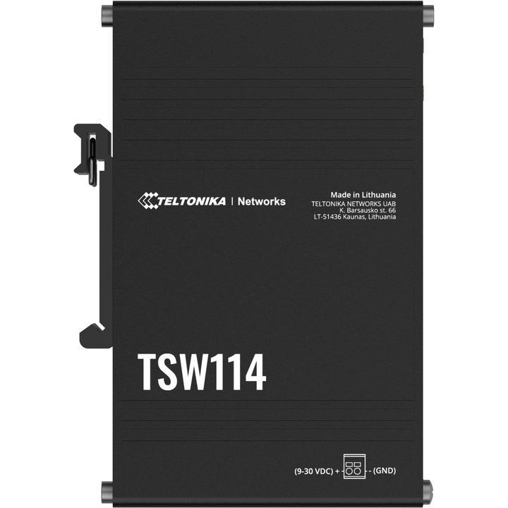 Thumbnail - Teltonika TSW114 (5 Ports), Netzwerk Switch, Schwarz