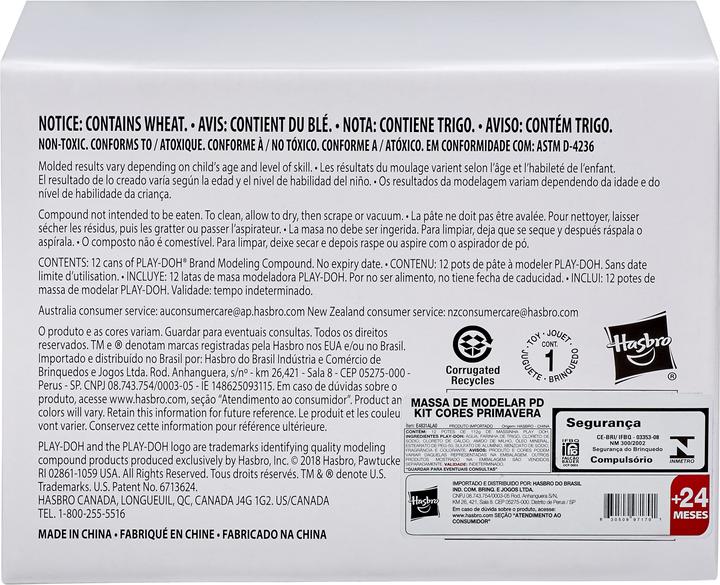 Produktbild Play-Doh 12er-Pack Frühlingsfarben