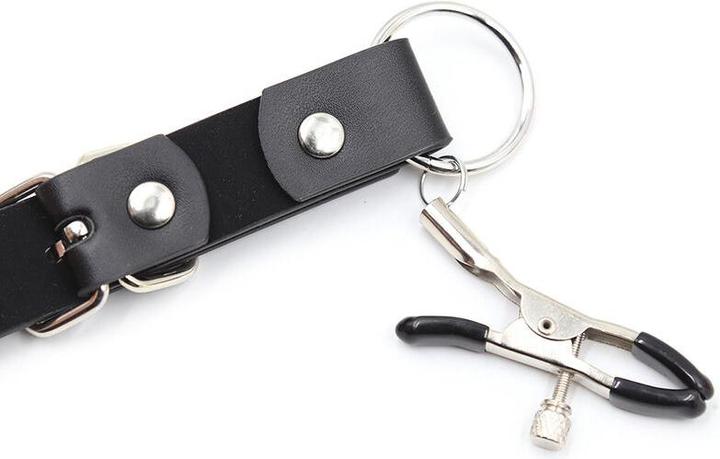 Image du produit Ohmama Fétiche Jambe Bondage Sangles Clit Pinces