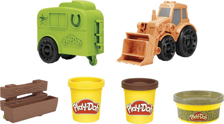 Actual product image Play-Doh Tractor and horse trailer