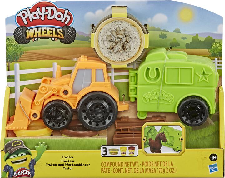 Play-Doh Tractor and horse trailer