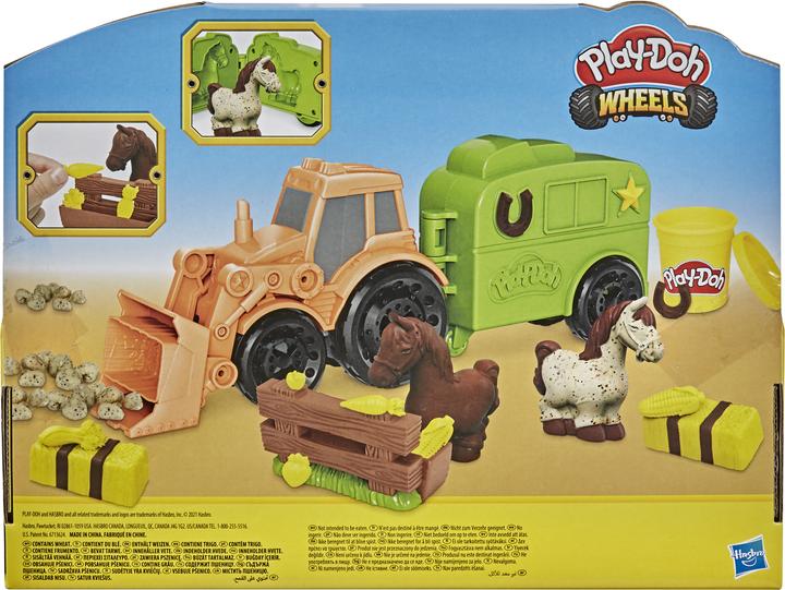 Actual product image Play-Doh Tractor and horse trailer