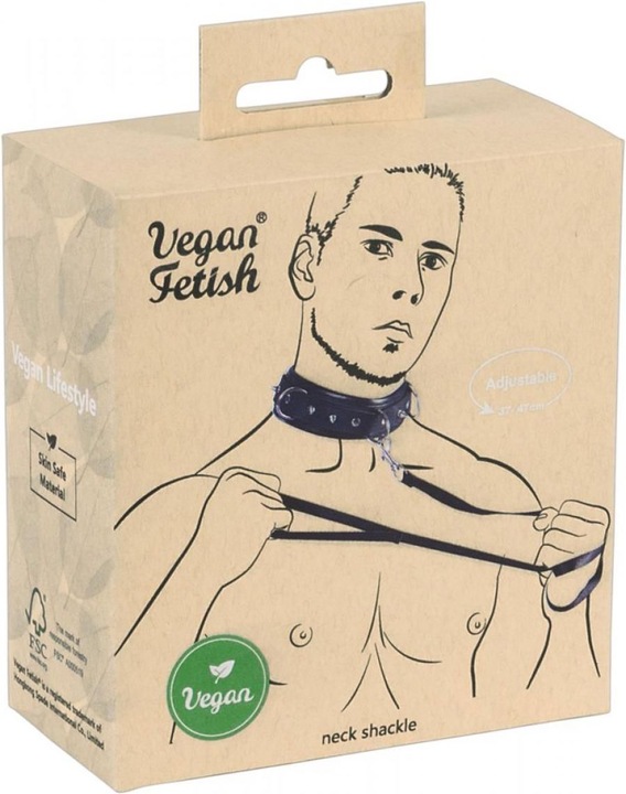 Productafbeelding Vegan Fetish Halsband en riem