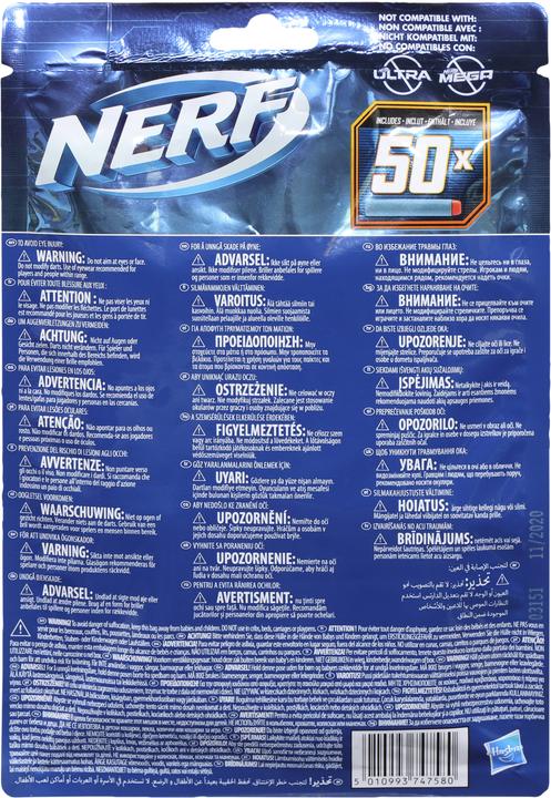 Actual product image Nerf 50 refill pack