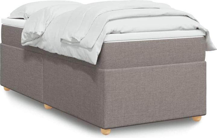 Produktbild VidaXL Bo x springbett mit Matratze 90 x 190 cm Stoff (90 x 190 cm)