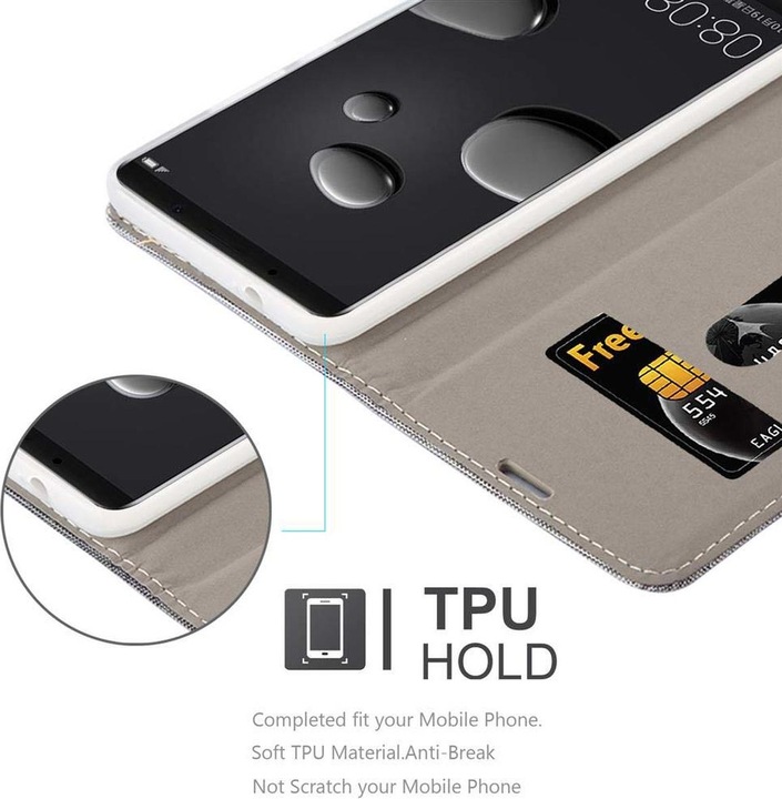 Produktbild Cadorabo Book Jeans Optik Cover (Huawei Mate 10 Pro)