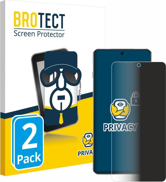 Actual product image BROTECT Anti-spy privacy film Blue light protection film (2 Piece, OnePlus 13)