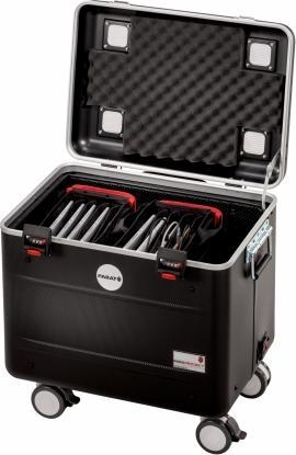 Produktbild Parat PARAPROJECT Case TC10 BASKET TwinCharge für 10 Tablets bis 29,21cm 11,5Zoll iOS/And/Win Charge