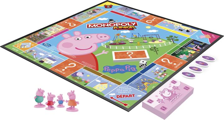 Produktbild Monopoly Junior: Peppa Pig (Französisch, 2 - 4 Spieler)