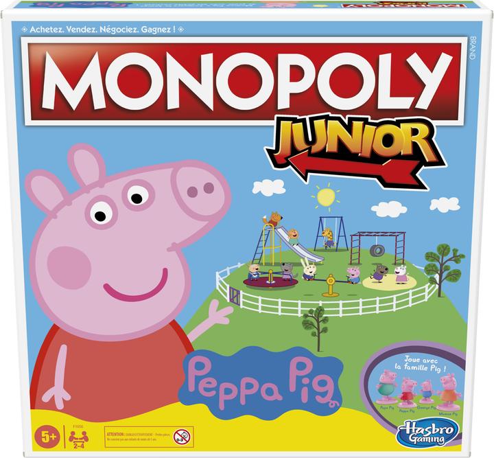 Produktbild Monopoly Junior: Peppa Pig (Französisch, 2 - 4 Spieler)