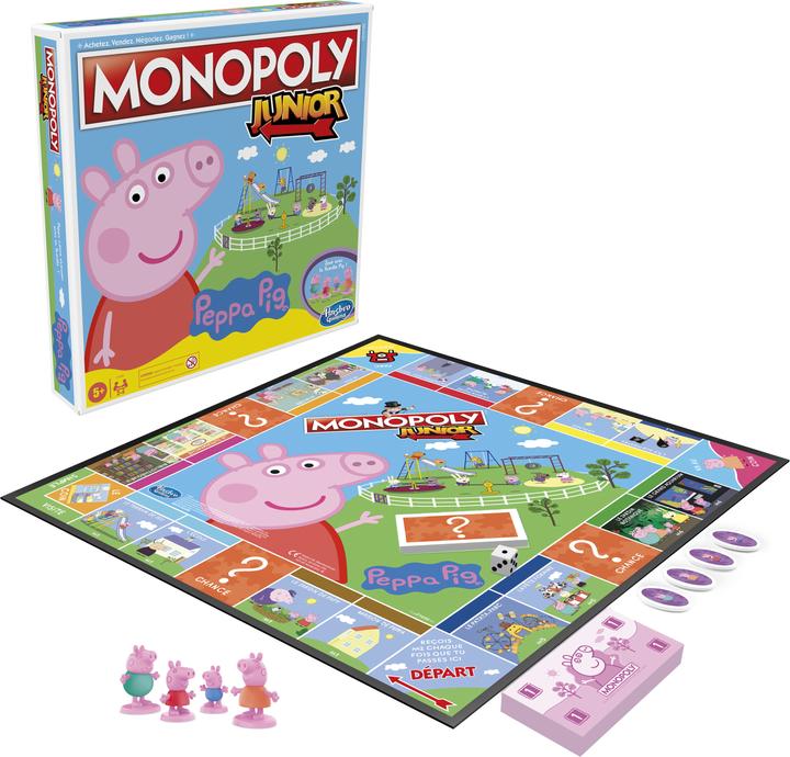 Produktbild Monopoly Junior: Peppa Pig (Französisch, 2 - 4 Spieler)