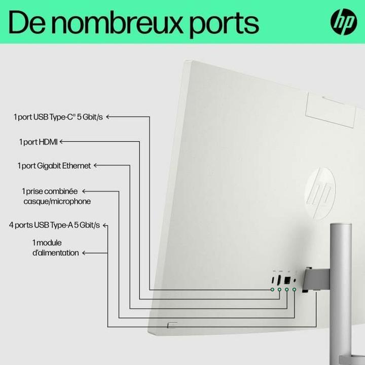 Produktbild HP ALL-IN-ONE HP24-CR0067NF AMD RYZEN 5 7520U 16GO DDR4 512GO SSD 23.8FHD IPS WIN1 (AMD Ryzen 5 7520U, 16 GB, 512 GB, AMD Radeon Graphics)