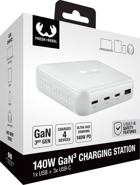 Produktbild Fresh'N Rebel Fresh 'n Rebel Desktop Charger IceG 140W