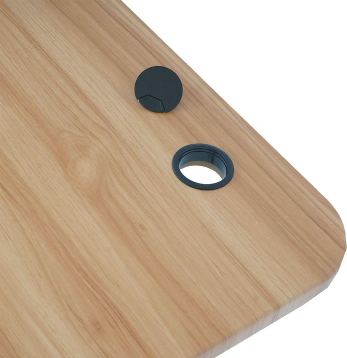 Swisshandel24 Tabletop HWC-D40 for corner desk, desk top, 90° oak colour (177.50 x 177.50 cm)