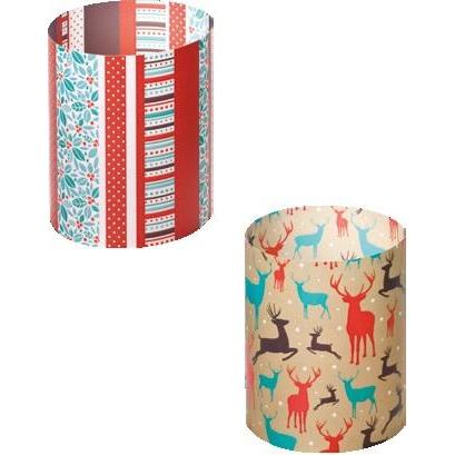 Thumbnail - Folia, Bastelpapier, Tischlichter X-Mas (115 g/m², 10 x)