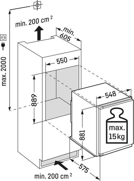 Produktbild Liebherr Liebherr-Kühlschrank-IKc 1714-26-091604251 (142 l)