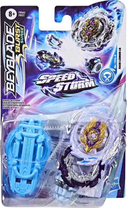 Actual product image Hasbro Beyblade Burst Surge Speedstorm Raid Luinor L7 (Italian, English, German, French)