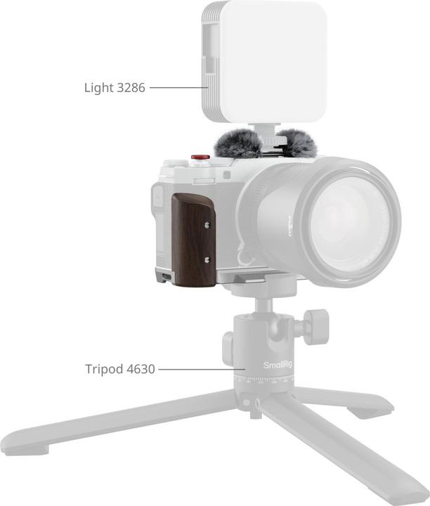 Image du produit SmallRig L-Winkel mit Holzgriff für X-M5