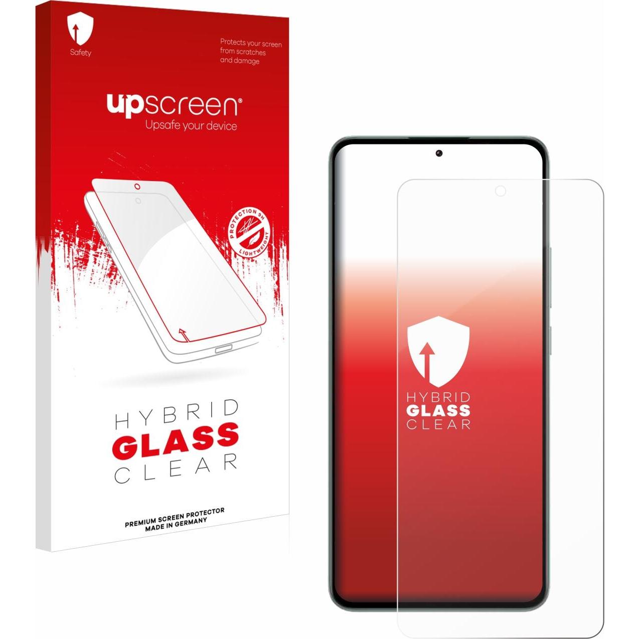 upscreen Scratch Shield Panzerglasfolie (1 Stück, Xiaomi 13T Pro), Smartphone Schutzfolie, Transparent