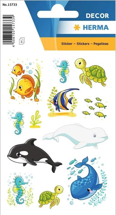 HERMA Sticker whales