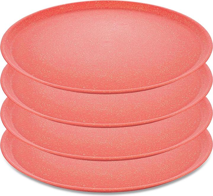 Produktbild Koziol Speiseteller Connect 25.5 cm, 4 Stück, Rot (4x, 25.50 cm)
