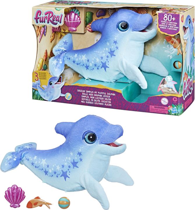 Productafbeelding FurReal Kuiltjes, mijn grappige dolfijn (35.60 cm)