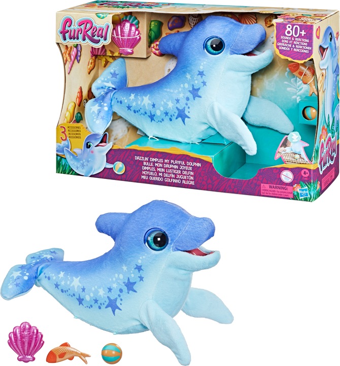 Actual product image FurReal Dimples, my funny dolphin (35.60 cm)