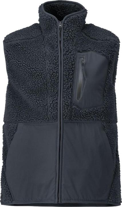Actual product image Mascot Fibre fur waistcoat with zip black-blue, size L (L)