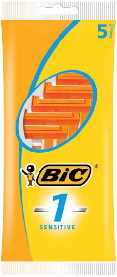 Actual product image Bic 1 Sensitive Razor with 5 Blades