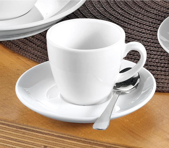 Productafbeelding Esmeyer Espressotasse Bistro 433-214 Untertasse ws 6 St./Pack. (100 ml, 6x)