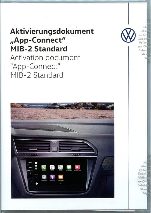 Image du produit Volkswagen Document d'activation App-Connect