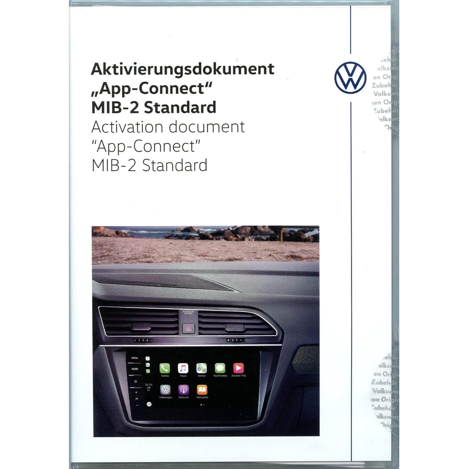 Volkswagen Aktivierungsdokument App-Connect (5G0054830A)