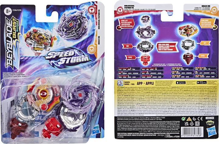 Immagine prodotto Hasbro Colossal Fafnir F6 contro Odax O6 (Tedesco, Francese, Italiano, Inglese, Spagnolo, Polacco, Russo, Olandese, Turco, Ungherese, Ceco, Greco, Bulgaro, Ucraino, Croato, Slovacco)