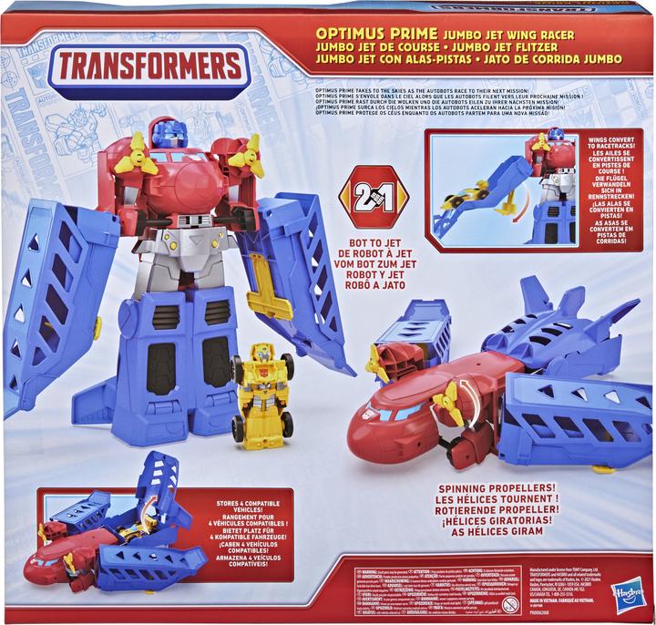 Produktbild Transformers Optimus Prime Jumbo Jet Flitzer