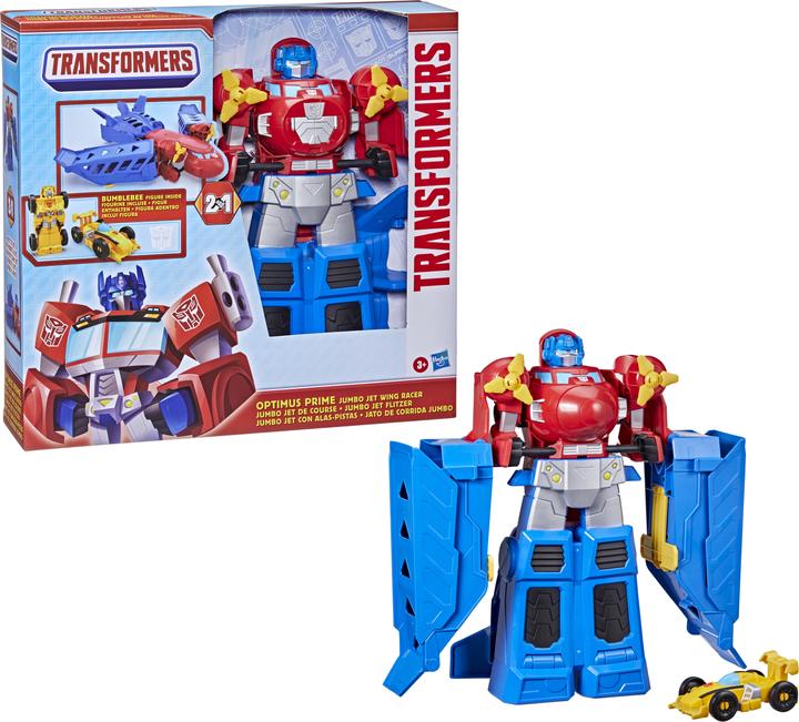 Produktbild Transformers Optimus Prime Jumbo Jet Flitzer
