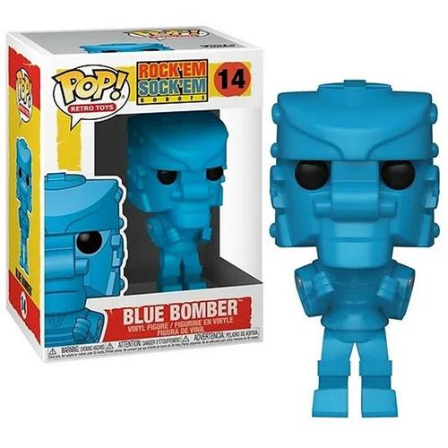Thumbnail - Funko Pop! Retro Gaming Merchandise : RockEm SockEm Robot (Blue)