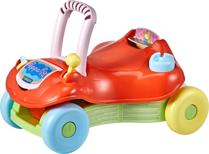Immagine prodotto Playskool 2-in-1 guidare e camminare divertente Peppa Pig, girello per i bambini e bambini da 9 mesi
