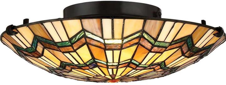 Actual product image Elstead Lighting Alcott ceiling light E27 2-fold 14cm Valiant Bronze (E27)