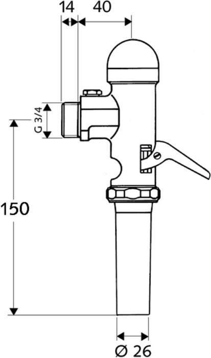 Produktbild Schell WC-Druckspüler OMAT