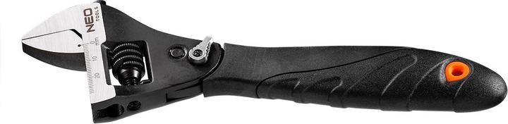 Neo clé suédoise réglable 200 mm poignée en caoutchouc (03-017)