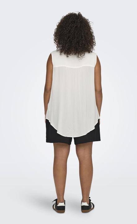 Actual product image Only Regular fit V-neck curve tank top Top (54)