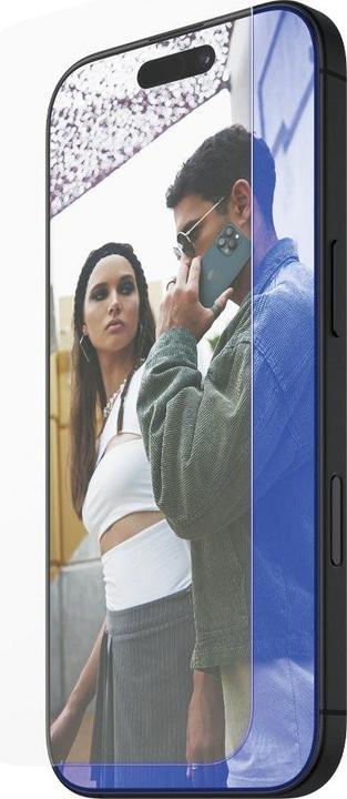 Produktbild PanzerGlass SAFE. by ® Anti-Blau Light Displayschutz iPhone '24 6.1" | 15 | Ultra-Wide Fit (1 Stück, Apple iPhone 15, Apple iPhone 16)