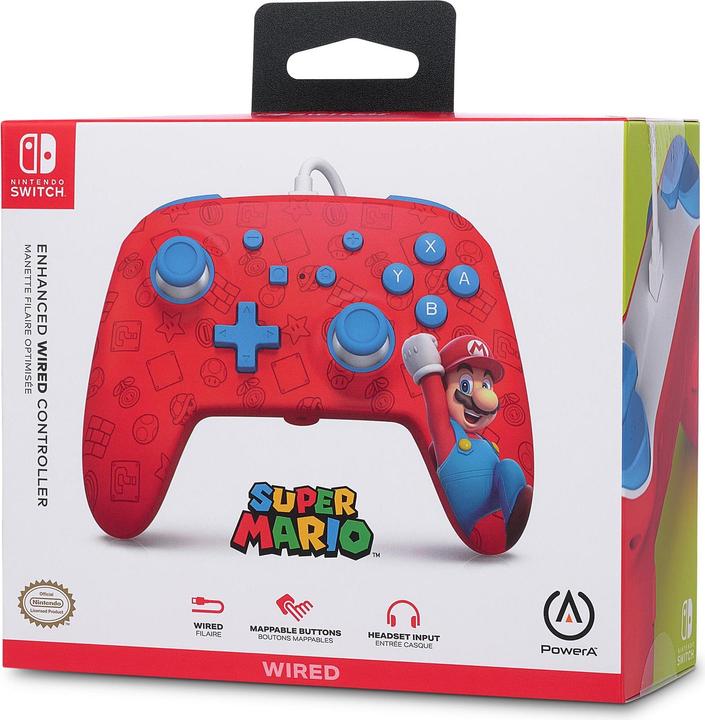 Actual product image PowerA Improved wired controller for Nintendo Switch - Woo-hoo! Mario (Switch)